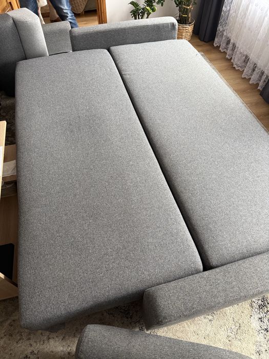Zarezerwowana !!! Kanapa sofa szara Abra meble jak nowa