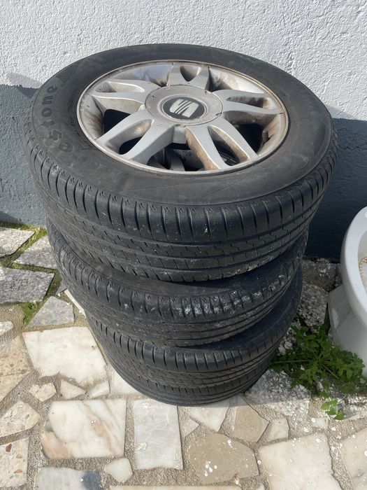 Jantes Seat 5x100 c/ pneus
