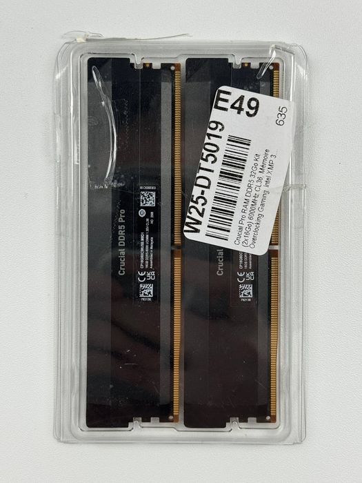 Оперативна пам'ять Crucial Pro RAM DDR5 DIMM Kit 2x16GB 6000MHz CL36