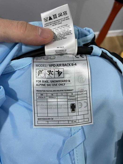 Вело рюкзак фірми POC AIR BACK B-4  13 L