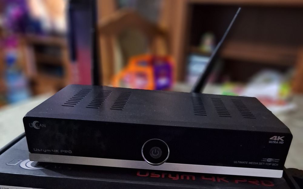 Tuner satelitarny USTYM 4K Pro  TWIN ( 2x DVB-S/S2 )