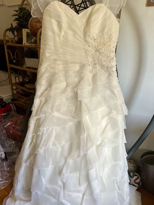 Vestido de noiva MoriLee Tam 46/48, lindissimo, como novi