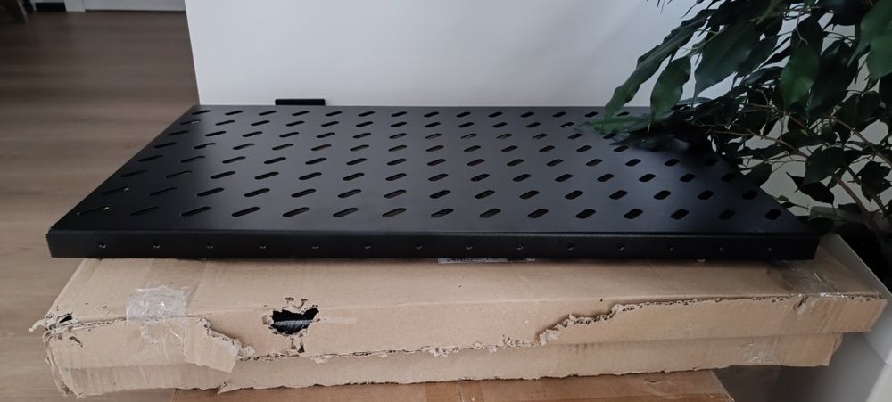 Полиця стаціонарна CMS 19" 1U для серверної шафи/стійки