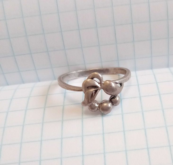 Вінтажна каблучка кольцо Срібло 925 проба. Зірочка. СССР