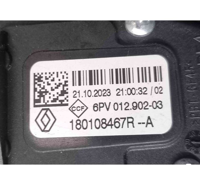 Pedal do Acelerador 180108467R - RENAULT CLIO V