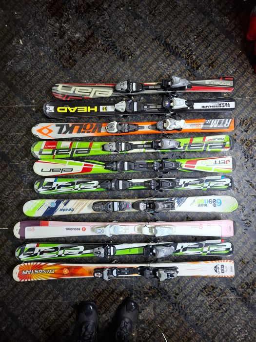 narty 110 - 130cm Atomic Elan Fischer Head Wedze Salomon