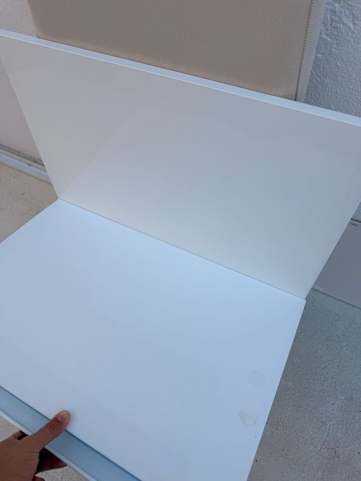 Frente porta Ikea Besta Brilhante/Vidro