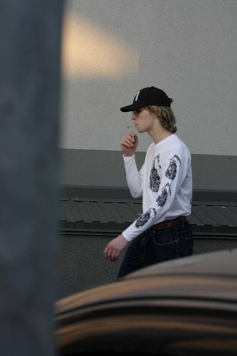 Новый Лонгслив Подмост Скейтбординг Малыш Антон Дисторшн Белый