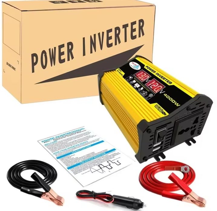 Інвертор 12/220V  4000W Перетворювач 12/220 Инвертор 12/220В 4000W