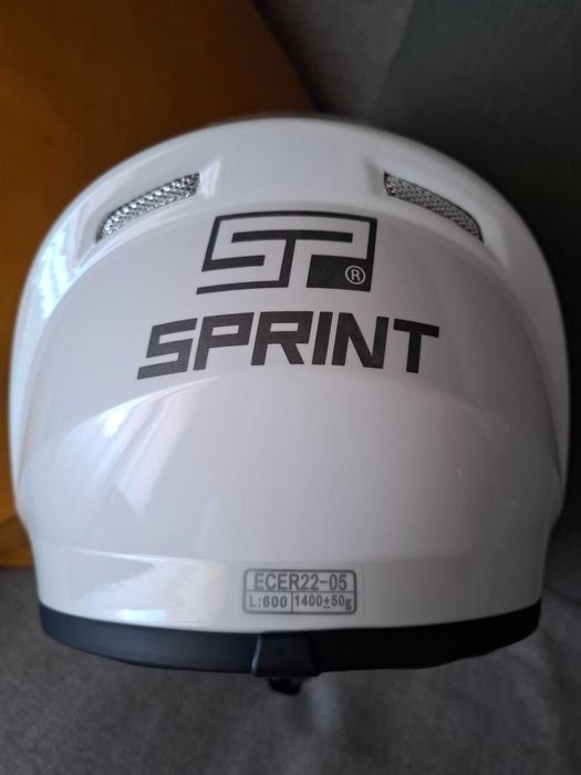 Capacete Sprint branco - novo!