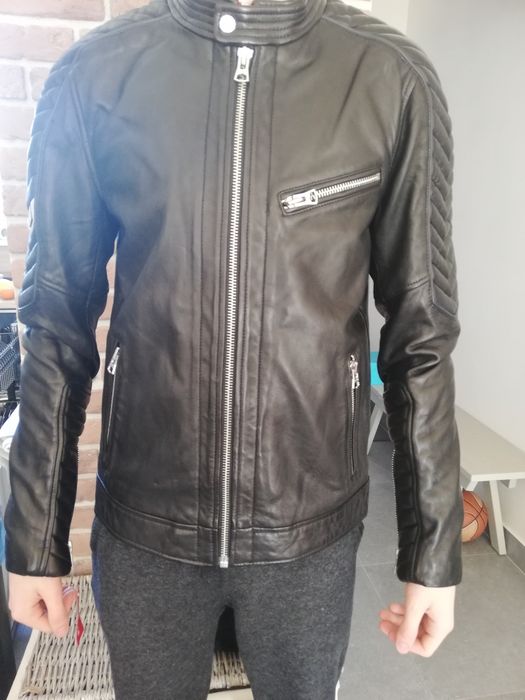 Kurtka skórzana JACK1T skórzana rozmiar M/L- piękna.