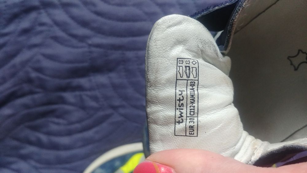 30 TWISTY skórzane buty sportowe dla chłopca.