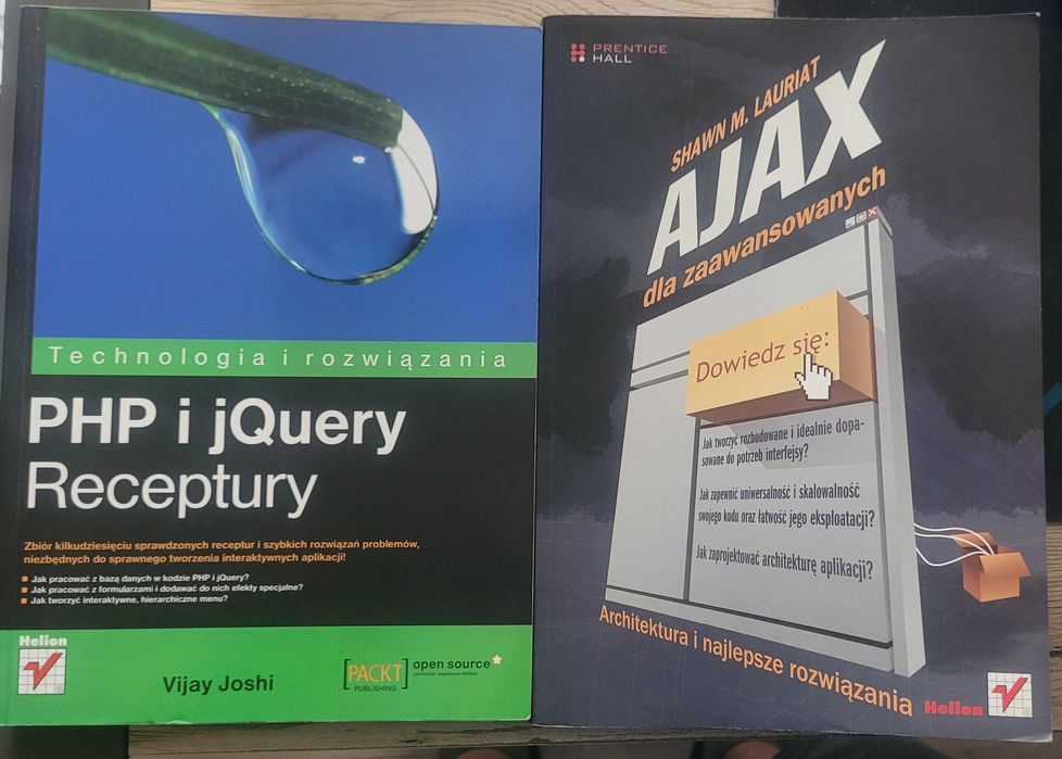 Programowanie JavaScript: JS, node, jQuery, Angular, Vue, AJAX(12szt.)