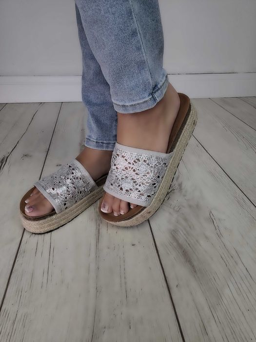 Klapki rozm 35-41 espadryle sandały damskie TU KUPUJESZ ROZMIAR 38