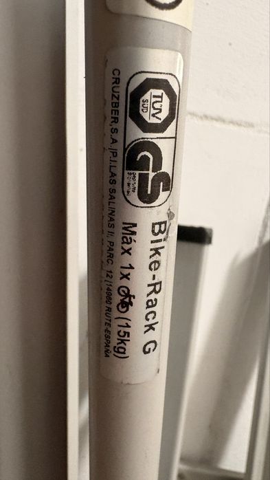 Komplet 2 uchwytów rowerowych Cruz Bike Rack G
