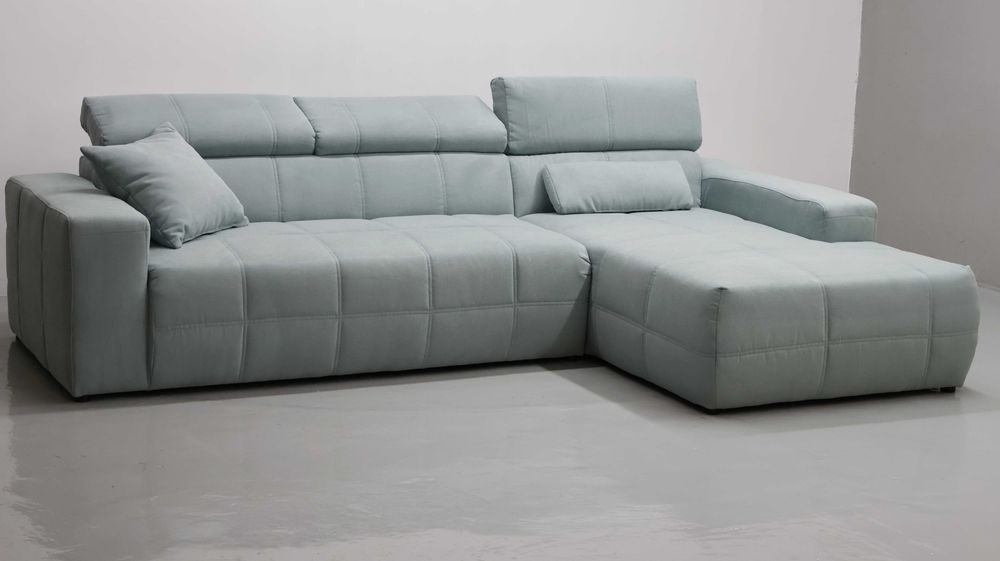 TKA Narożnik regulowane zagłówki szałwiowy kolor rogówka kanapa sofa