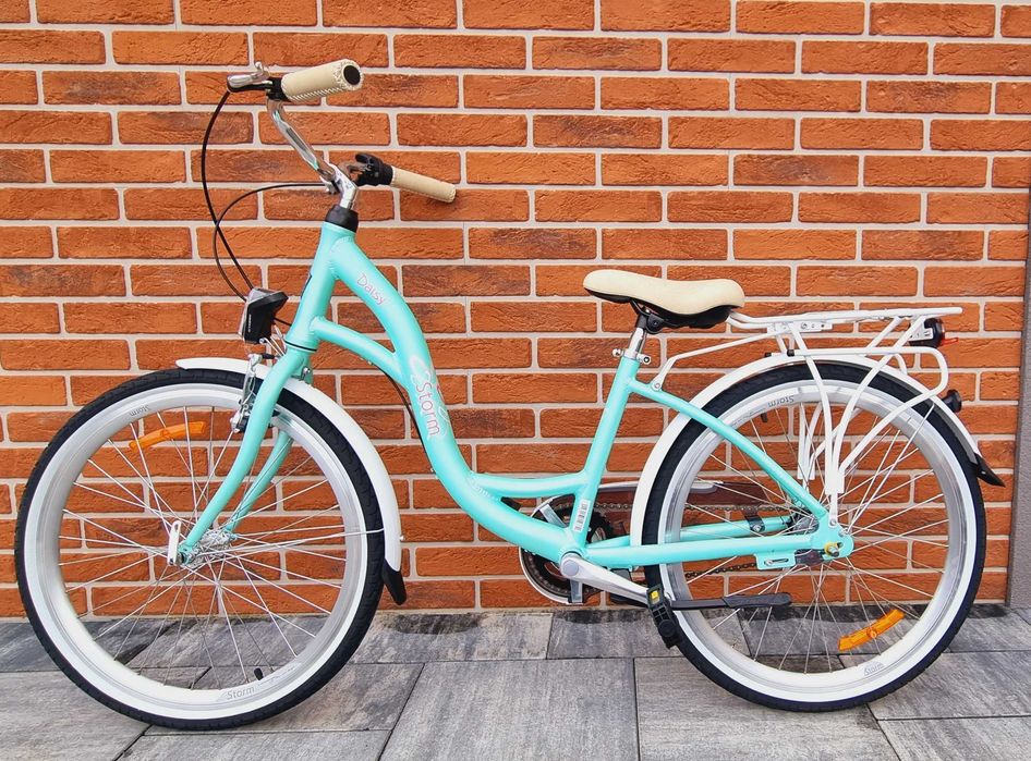 Storm Daisy na kołach 24”, lekkie, miejskie, bagażnik