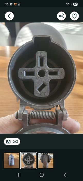 Mufa gniazdo elektryczne  na płaskie bolce