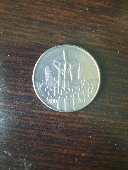 Moneta Polska SOLIDARNOŚĆ  z 1990roku szt5