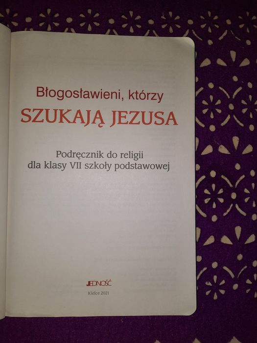 Podręcznik do religii do klasy VII