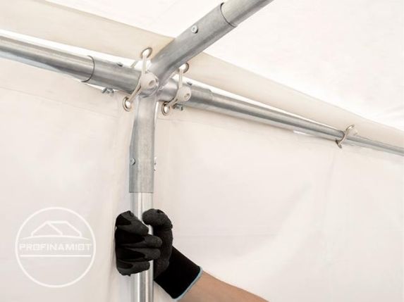 8x12m Namiot magazynowy, przemysłowy, PVC biały, gratis wysyłka