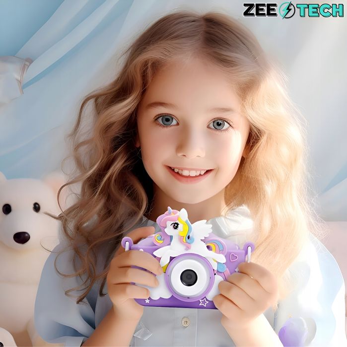 Aparat Cyfrowy Fotograficzny Dla Dzieci 40Mpx Kamera Gry + Karta 32Gb