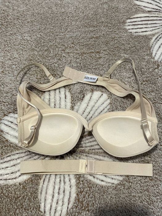 Бюстгальтер пушап 36/80, телесний, новий, лiф, бюстiк