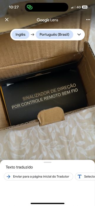 Sinalizador de direcao para bike