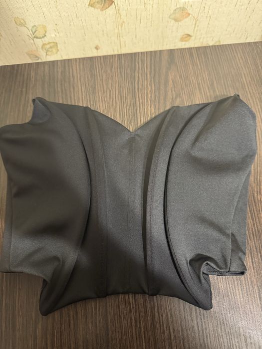 Чопний атласний корсет