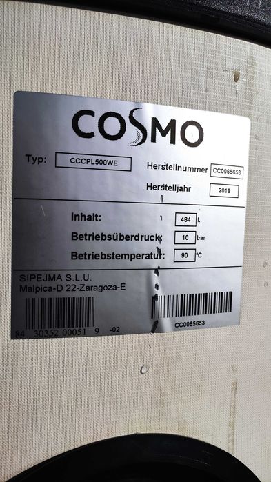 Bufor bojler nierdzewny 500 L Viessmann COSMOCELL idealny
