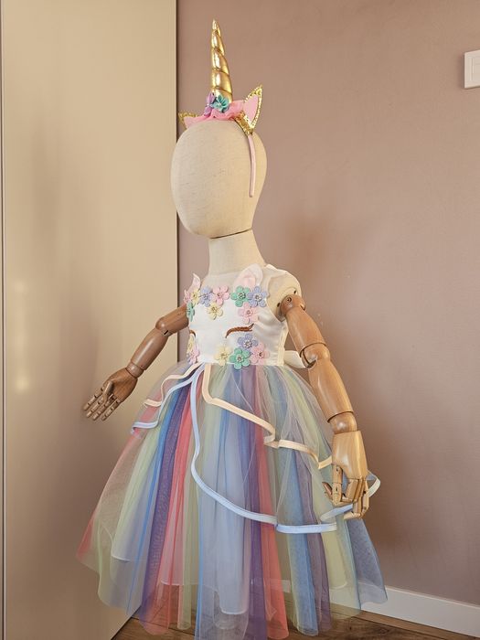 Дитяча кольорова сукня Єдиноріг Одноріг Поні платье единорог від 2-8р