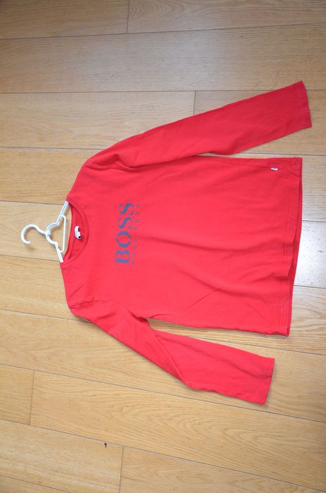 bluzka Hugo Boss czerwona XS 12 lat