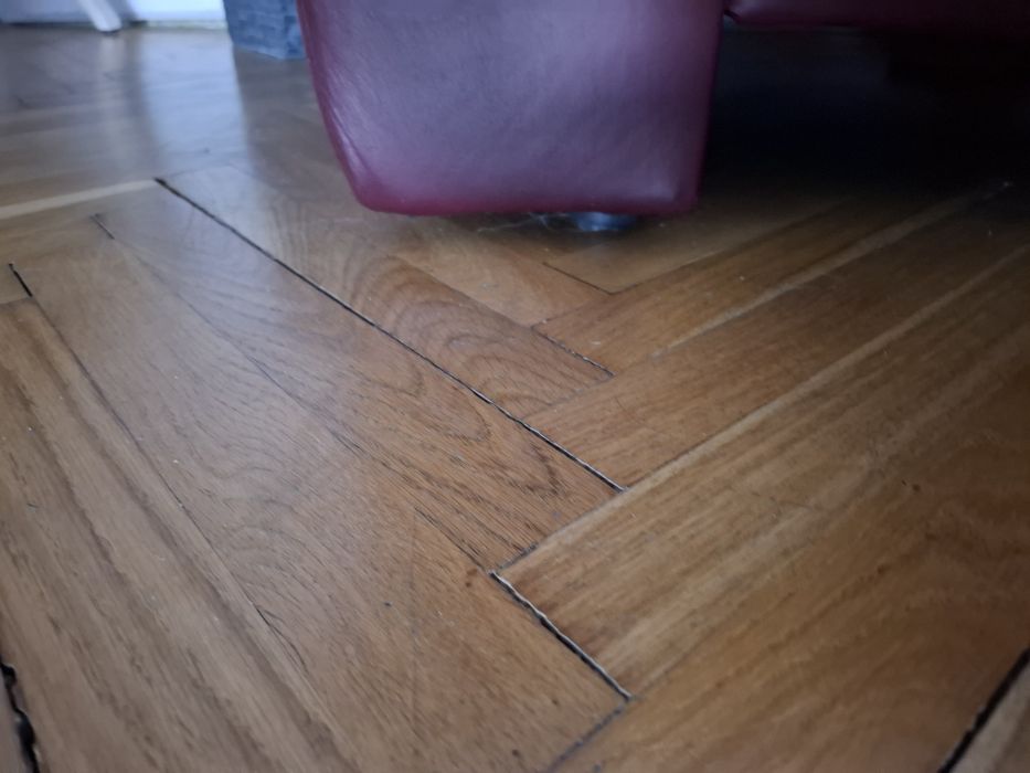 Sofa skórzana bordowa