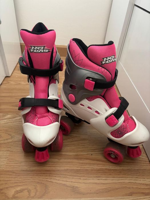 Patins No Fear + Capacete + Proteções Oxelo | Em separado ou conjunto