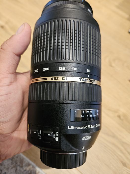 Tamron SP 70-300mm f/4-5.6 Di VC USD (Nikon F) | Bardzo ostry | Stabilizacja VC