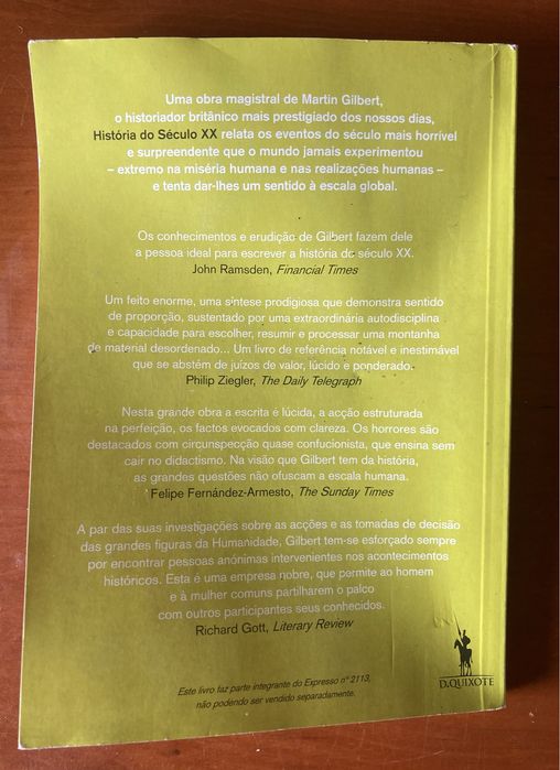 Livro Martin Gilbert