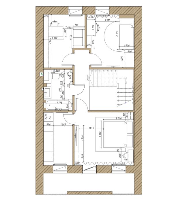 Дом таунхаус 122 м2 Новоалександровка