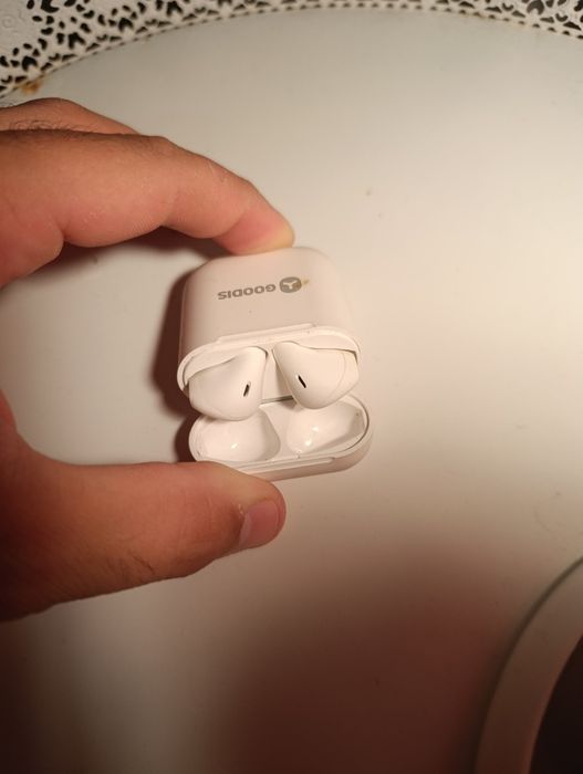 Fones bluetooth.