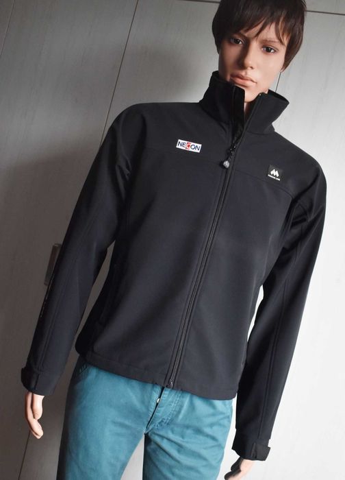 Kurtka przejściowa S M softshell ocieplana polarowa outdoor ciepła