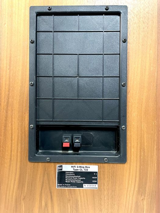 DUAL CL-722 Głośniki, 3-drożne Kolumny Podłogowe, Monitory 120Watt