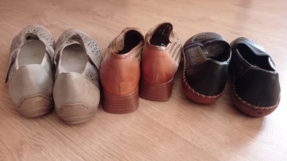 Туфли летние балетки лоферы босоножки Rieker