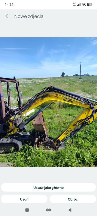 Części do koparki wacker neuson 50z3 2 yanmar 4tnv88