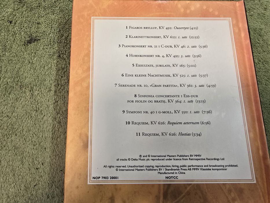 4 płyty CD różni wykonawcy muzyka poważna.