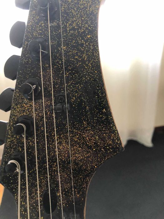 Guitarra pickups e ponte wilkison locking tuners e outros upgrades Vendo ou Troco
