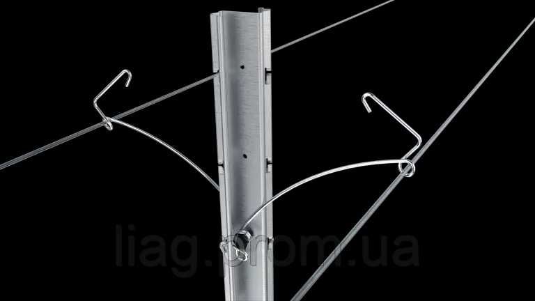 Виноградний стовпчик,оцинк. (опора, столбик) Fructus Z5, 2.4m, 1.5mm