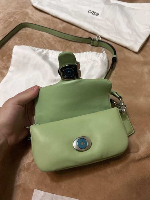 Оригінальна сумка Coach Pillow Tabby 20, кожа / Green