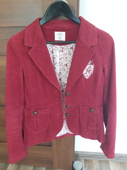 Marynarka damska, H&M, bordo.