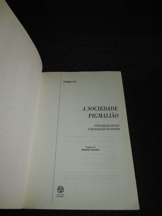 Livro A Sociedade Pigmalião Pierre Tap