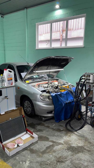 Ремонт и промывка системы охлаждения двигателя, чистка радиатора