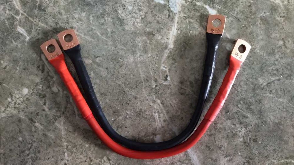 Кабель ПВ-3(10, 16, 25мм) з наконечниками для під'єднання АКБ, інв